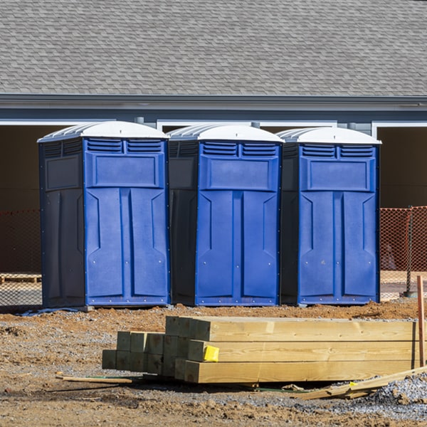 what is the cost difference between standard and deluxe porta potty rentals in Rough Rock